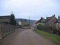 la rue Saint-Martin à la hauteur de l'église