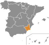 Región de Murcia en España