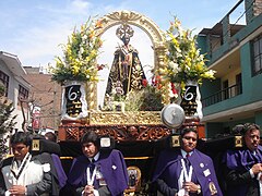 Procesión de San Martín de Porres.