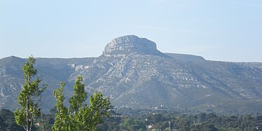 Le Garlaban depuis Aubagne.