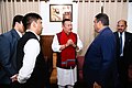 Meeting Union Minister of Road Transport and Highways Nitin Gadkari in Delhi