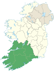 Location of Munster