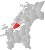 Indre Fosen within Trøndelag