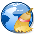 Logo de WPCleaner : un balai devant un globe.