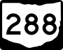 State Route 288 marker