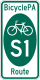 BicyclePA Route S1 marker