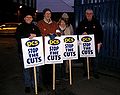 Image 24Public and Commercial Services Union members on strike in Manchester 2006.