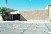 In the 1930s this was a Phoenix Airport hangar and terminal where in 1933, Ruth Reinhold became the first female pilot in Arizona.
