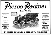 1906 Pierce-Racine advertisement in Motor magazine