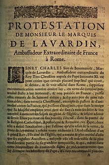 Page de garde imprimée avec une enluminure, l'orthographe et la typographie sont celles de l'ancien français.