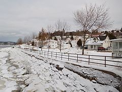 Vue du boulevard du Saguenay, à Chicoutimi