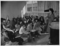 Fourth grade class in barracks 3-4-B at Rohwer