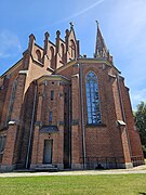 Back-view of the church