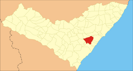 São Miguel dos Campos – Mappa