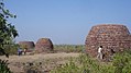 Small stupas in Sonari, and stupa No.1 in the background.