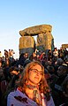 Stonehenge, enjoying the glow of the morning sun