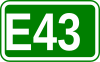 Route européenne 43