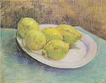 Still Life with Lemons on a Plate, 1887, Van Gogh Museum, Amsterdam (F338)