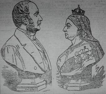 Her Majesty the Queen and her consort Prince Albert (1887)