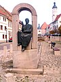 Statue at Weißensee, Thuringia