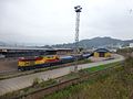 Yuxi South (Yuxinan) station, the southern end point of the Kunming–Yuxi railway, is a freight station serving an important industrial area