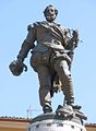 Statue of López de Legazpi in Zumarraga, Spain