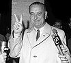 Lyndon B. Johnson, le soir de l’élection américaine de 1964.