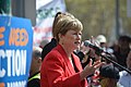 Christine Milne speaking at the Peoples Climate March in Melbourne