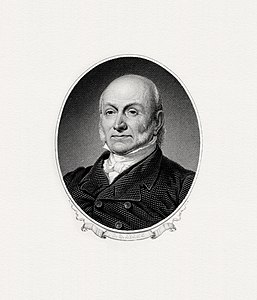 John Quincy Adams, by the Bureau of Engraving and Printing (restored by Godot13)