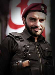 Balti in costume of the Anti-Terrorism Brigade