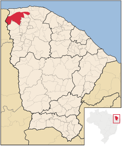Location of Granja in Ceará