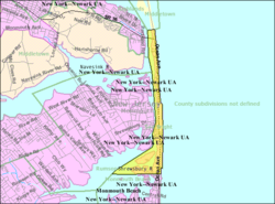 Census Bureau map of Sea Bright, New Jersey