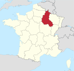 Location of Champagne-Ardenne