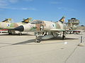 A Dassault Mirage III Shahak in the IAF Museum at Hatzerim Airbase