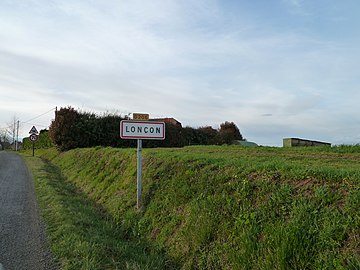 Entrée dans Lonçon.