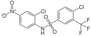 Strukturformel von Flusulfamid