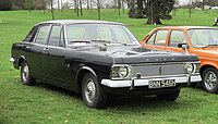 Ford Zephyr 6 Mark IV: the deluxe version gained a dummy grille between the headlights