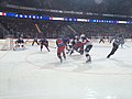 Jokerien KHL-ottelu Slovan Bratislavaa vastaan vuonna 2014.