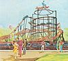 1972 Advertisement for Jumbo Jet roller coaster