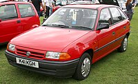 Vauxhall Astra Mk 3 (United Kingdom; pre-facelift)