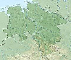Aue (Weser) is located in Lower Saxony