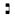 two square black noteheads on top of each other, connected by a vertical line on the right