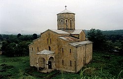 Mokvi Cathedral in the village of Mokvi