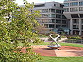 Sculpture/fountain by Naum Gabo at Guy's and St Thomas's Hospital, London