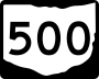 State Route 500 marker