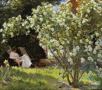 Roses, by Peder Severin Krøyer
