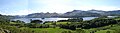 Panoramic image of Derwent Water in the Lake district