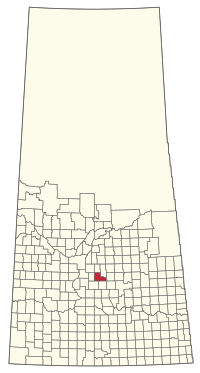Location of the RM of Morris No. 312 in Saskatchewan