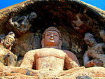 Buddhist rock-cut stupas, Dagabas and caves and the ruins of a structural Chaitya with its outbuilding and other Ancient remains on twoadjoining hills known as Bojjanna Konda.