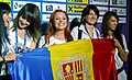 Image 7Susanne Georgi and backing singers at the 2009 contest (from Andorra in the Eurovision Song Contest)